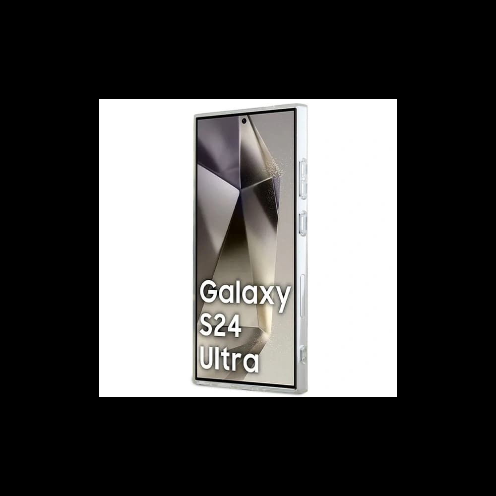 Guess GUHMS24LHFWFCT Samsung Galaxy S24 Ultra hardcase IML Flowers Wreath MagSafe transparent - 5