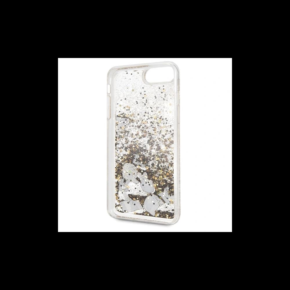 Karl Lagerfeld KLHCI8LROGO iPhone 7/8 Plus schwarz & gold/schwarz & gold Hartschalenetui Glitter - 4