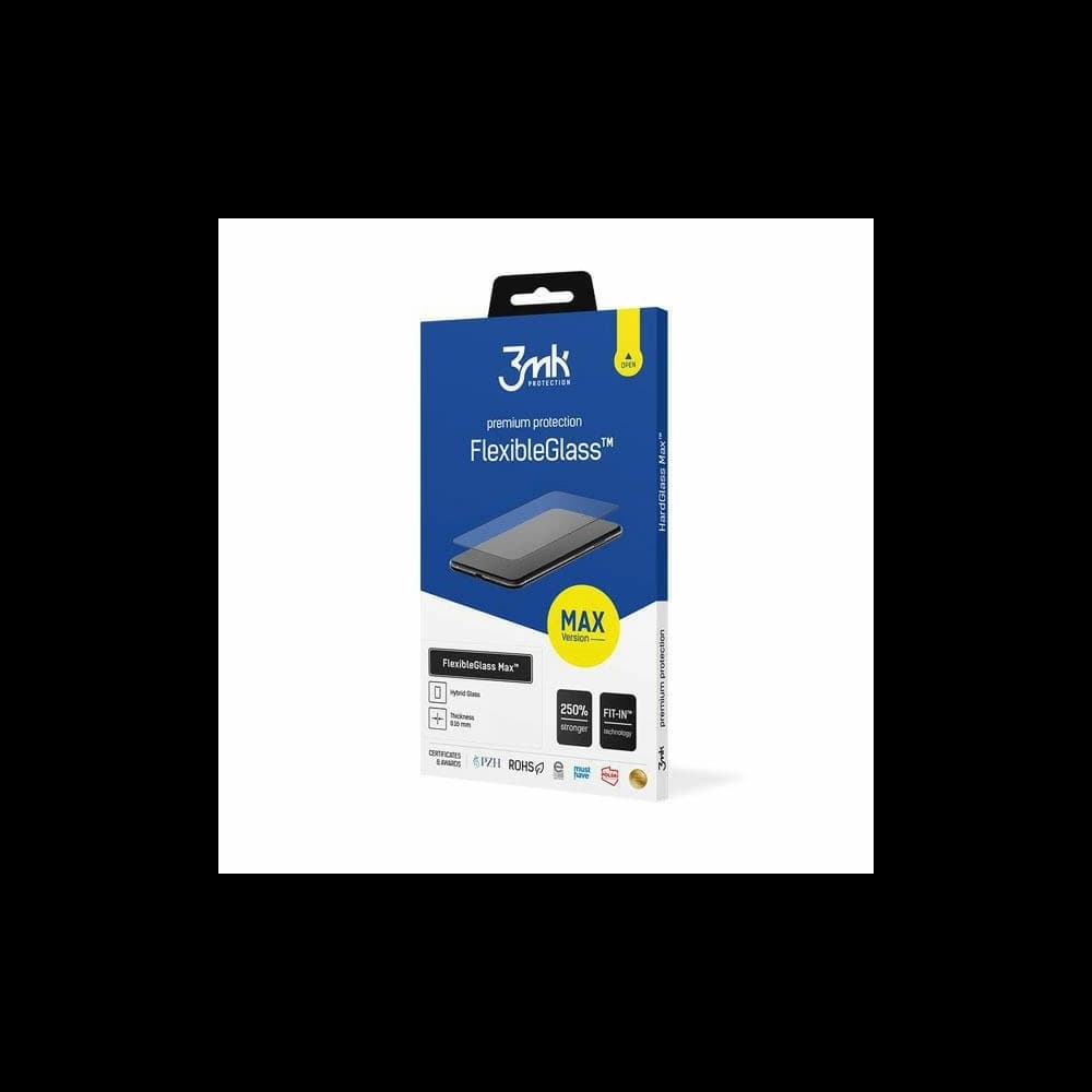 Hybriertes Glas 3MK FlexibleGlass Max Samsung Galaxy S24 schwarz/black - 1