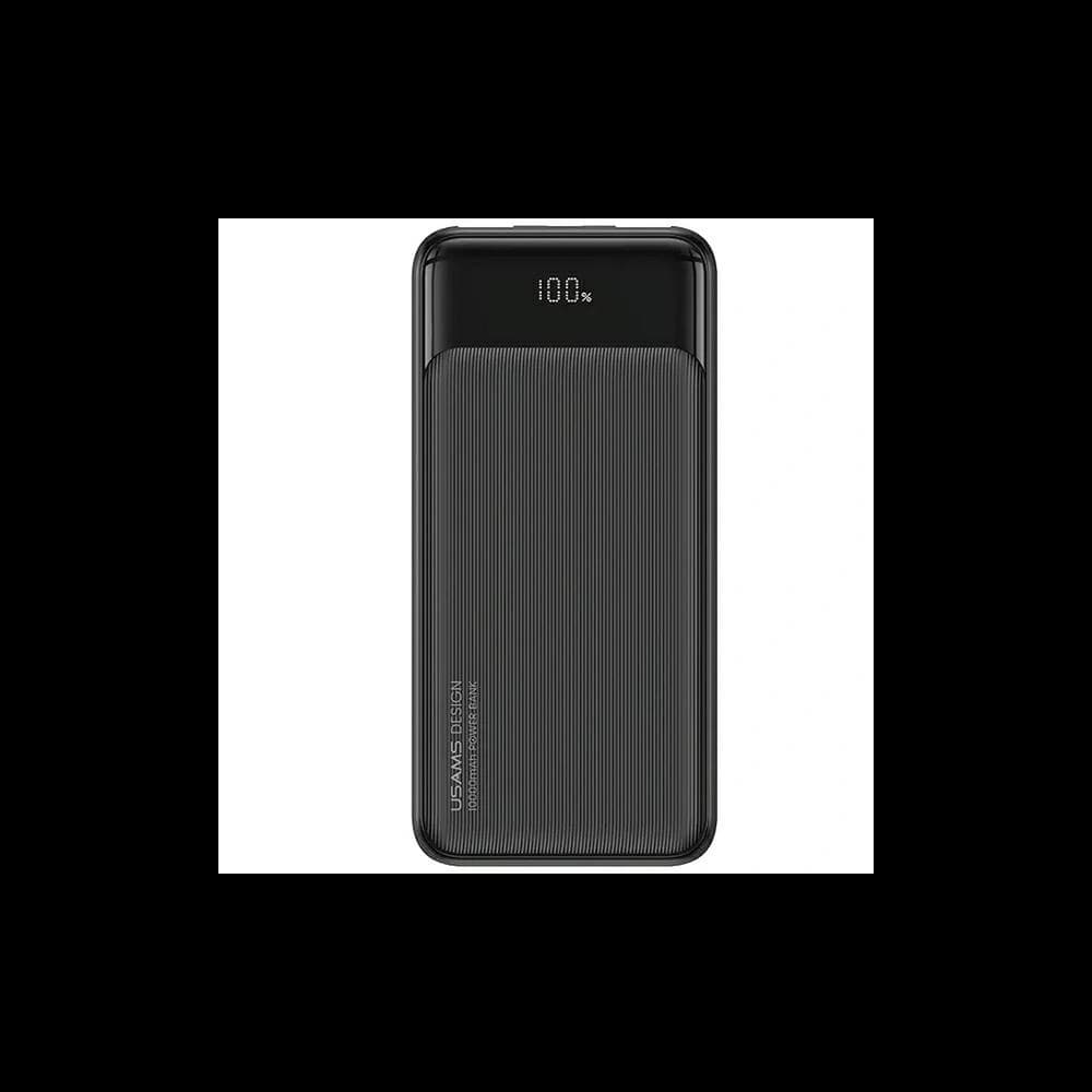 Powerbank USAMS US-CD202 30000mAh microUSB, USB-A, USB-C, 10W mit Display schwarz/black - 1