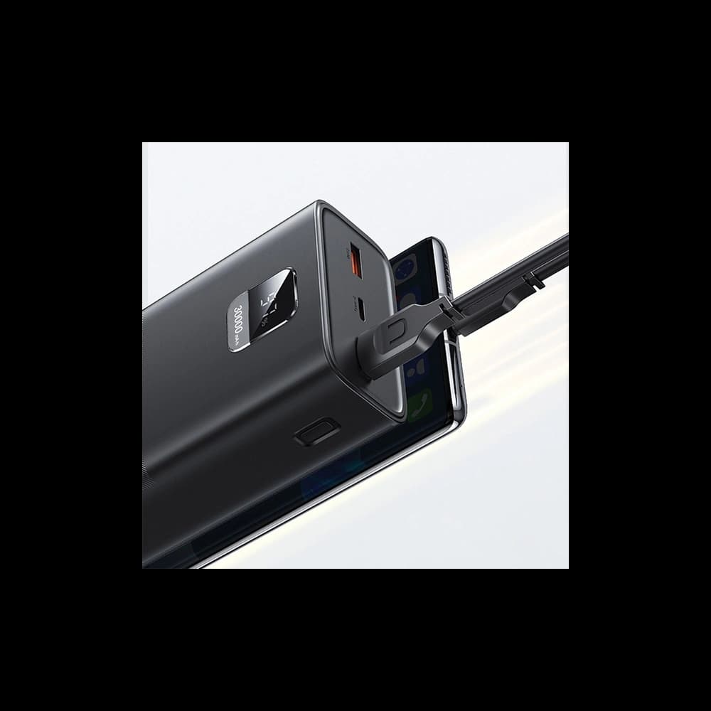 USAMS PB68 powerbank 30000mAh 2xUSB-A, USB-C, 20W, PD, QC 3.0 with display black - 2