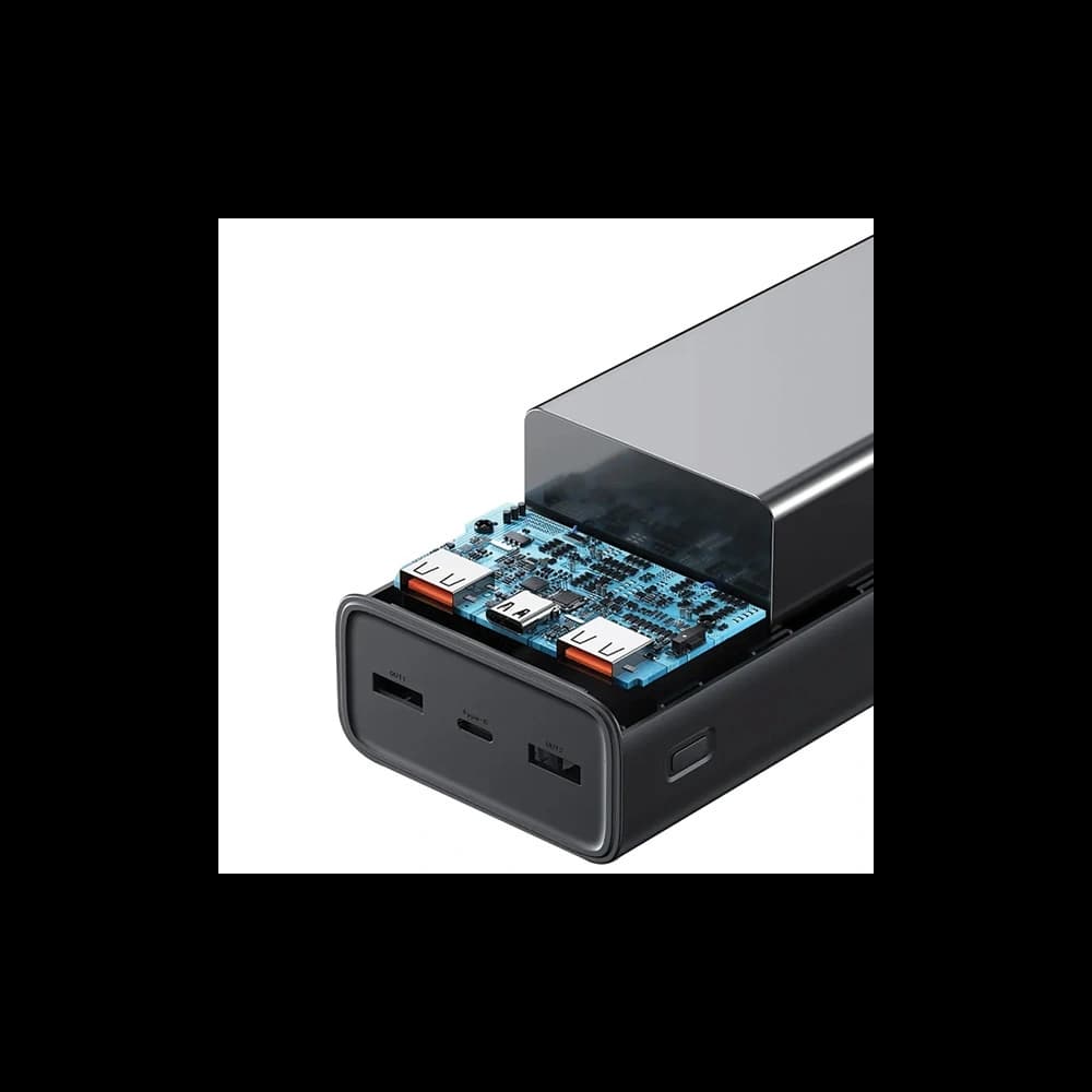 USAMS PB68 powerbank 30000mAh 2xUSB-A, USB-C, 20W, PD, QC 3.0 with display black - 3