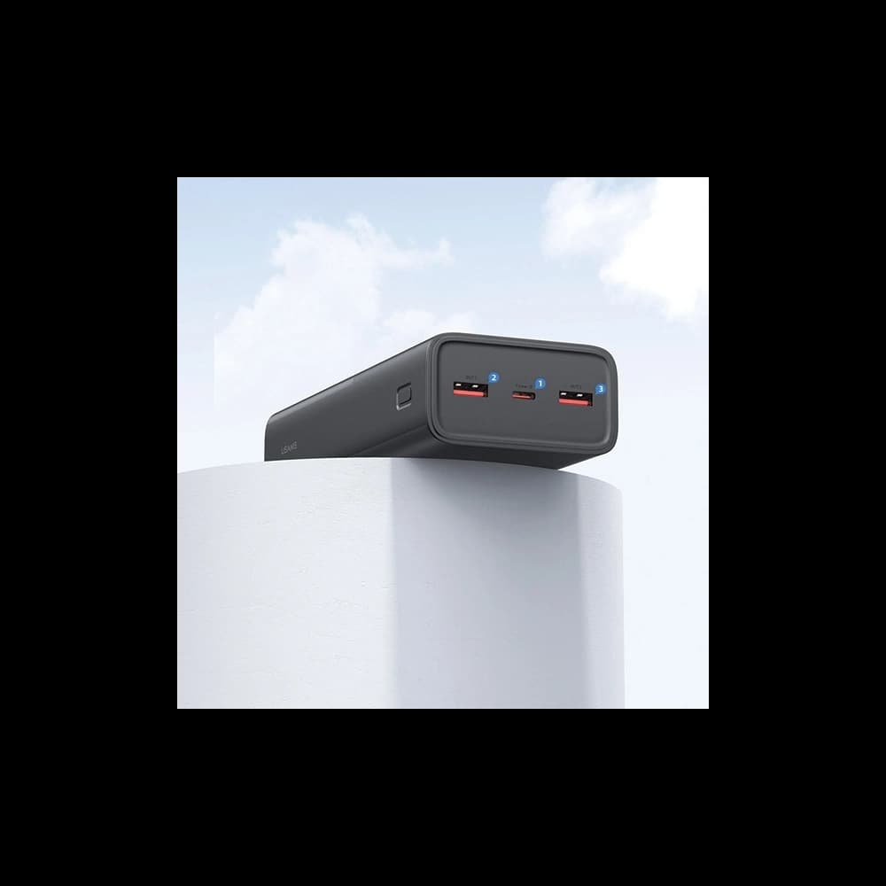 USAMS PB68 powerbank 30000mAh 2xUSB-A, USB-C, 20W, PD, QC 3.0 with display black - 5