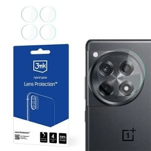 Szkło hybrydowe na obiektyw aparatu 3MK Lens Protection OnePlus 12R [4 PACK]