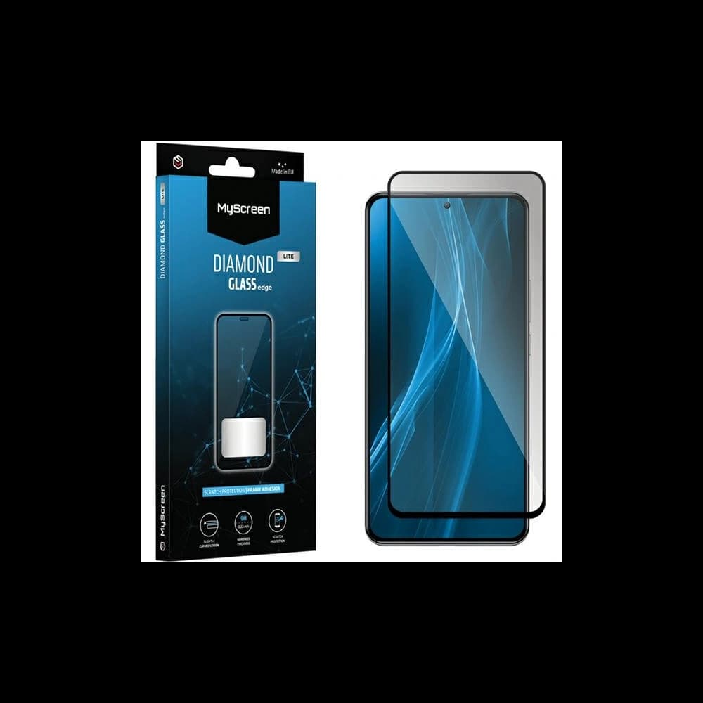 MyScreen Diamond Glass Edge Lite Full Glue Xiaomi Poco X6 black - 1
