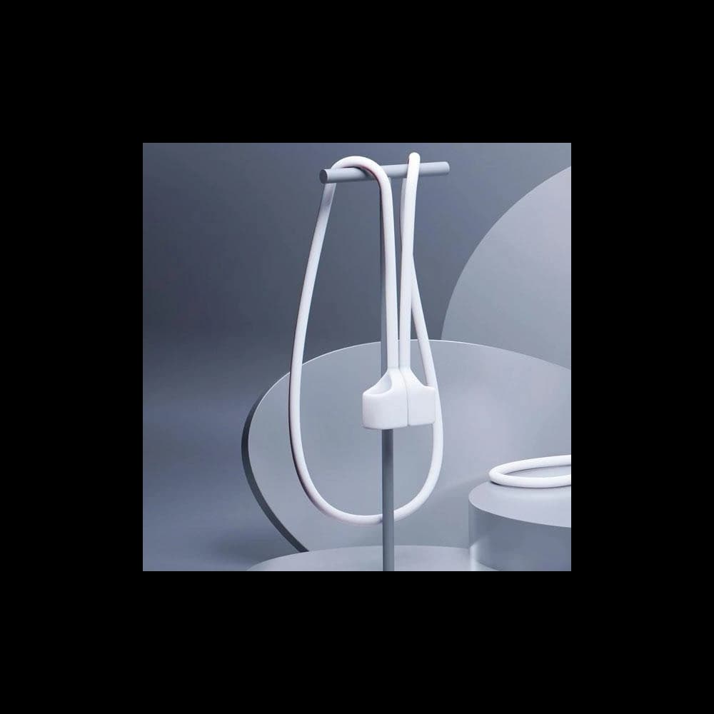 3MK Silicon Case Apple AirPods 2 + carabiner white - 4