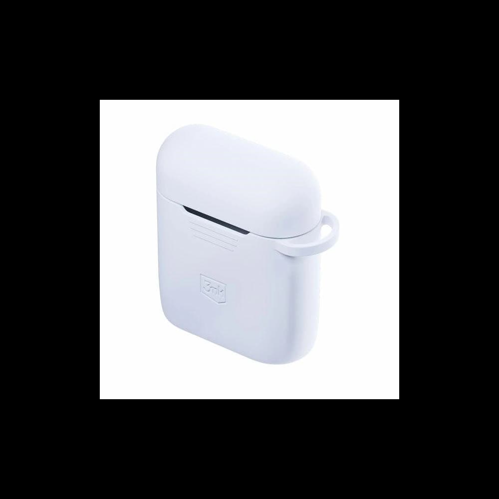 3MK Silicon Case Apple AirPods 2 + carabiner white - 9