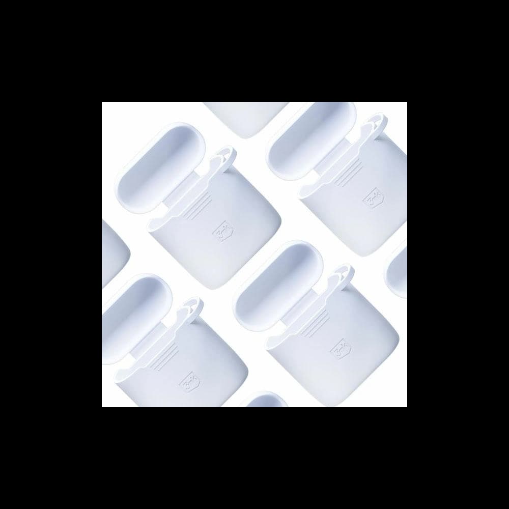 3MK Silicon Case Apple AirPods 2 + carabiner white - 12