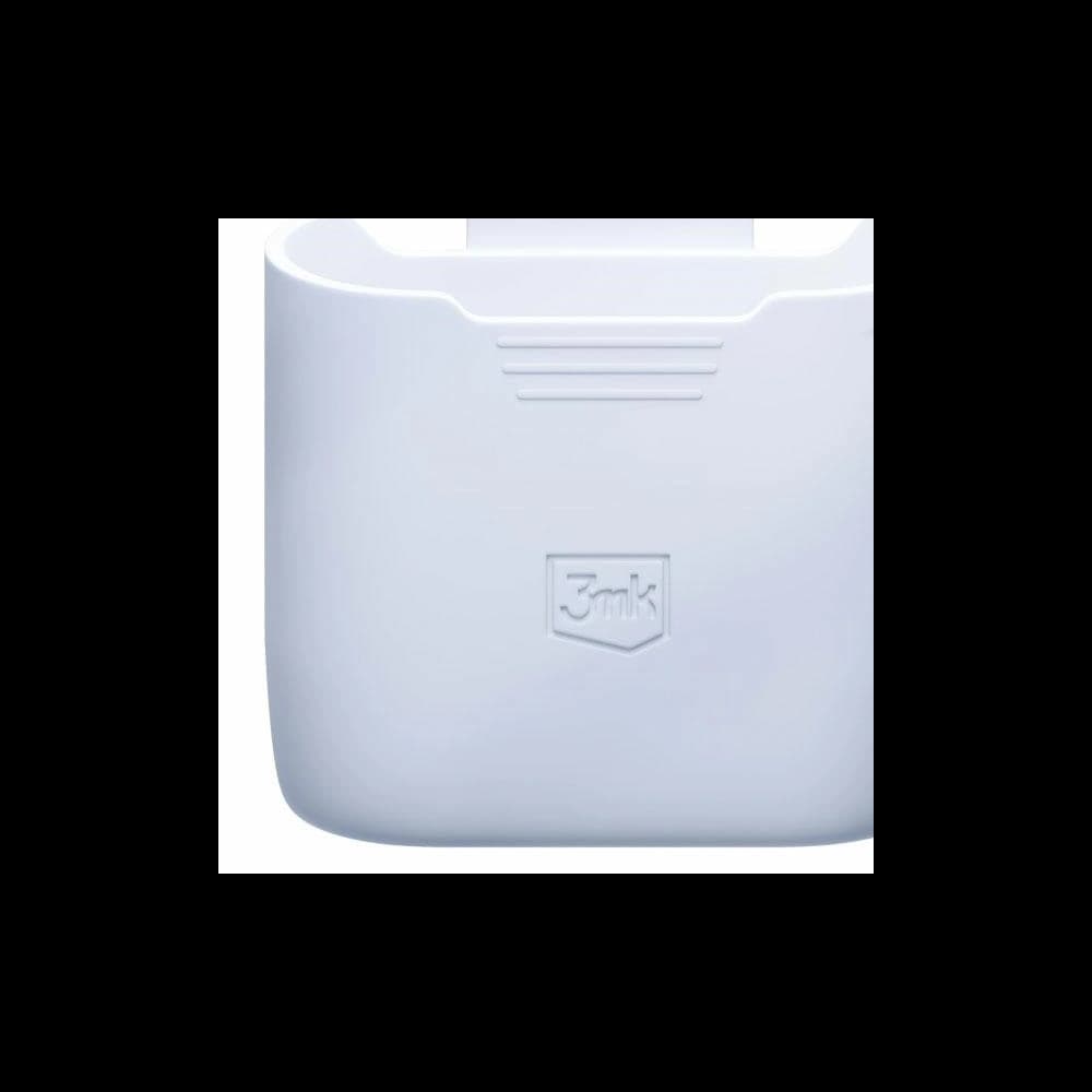 3MK Silicon Case Apple AirPods 2 + carabiner white - 13