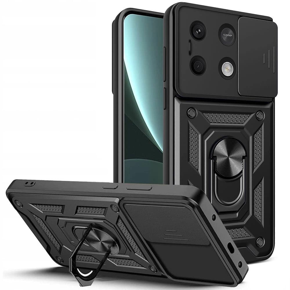 Case Tech-Protect CamShield Pro Xiaomi Redmi Note 13 5G Schwarz - 1