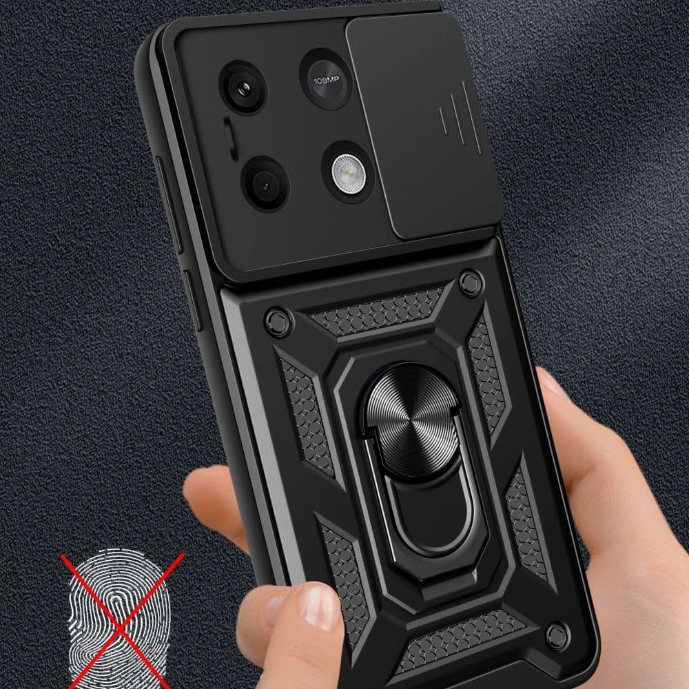 Case Tech-Protect CamShield Pro Xiaomi Redmi Note 13 5G Schwarz - 5