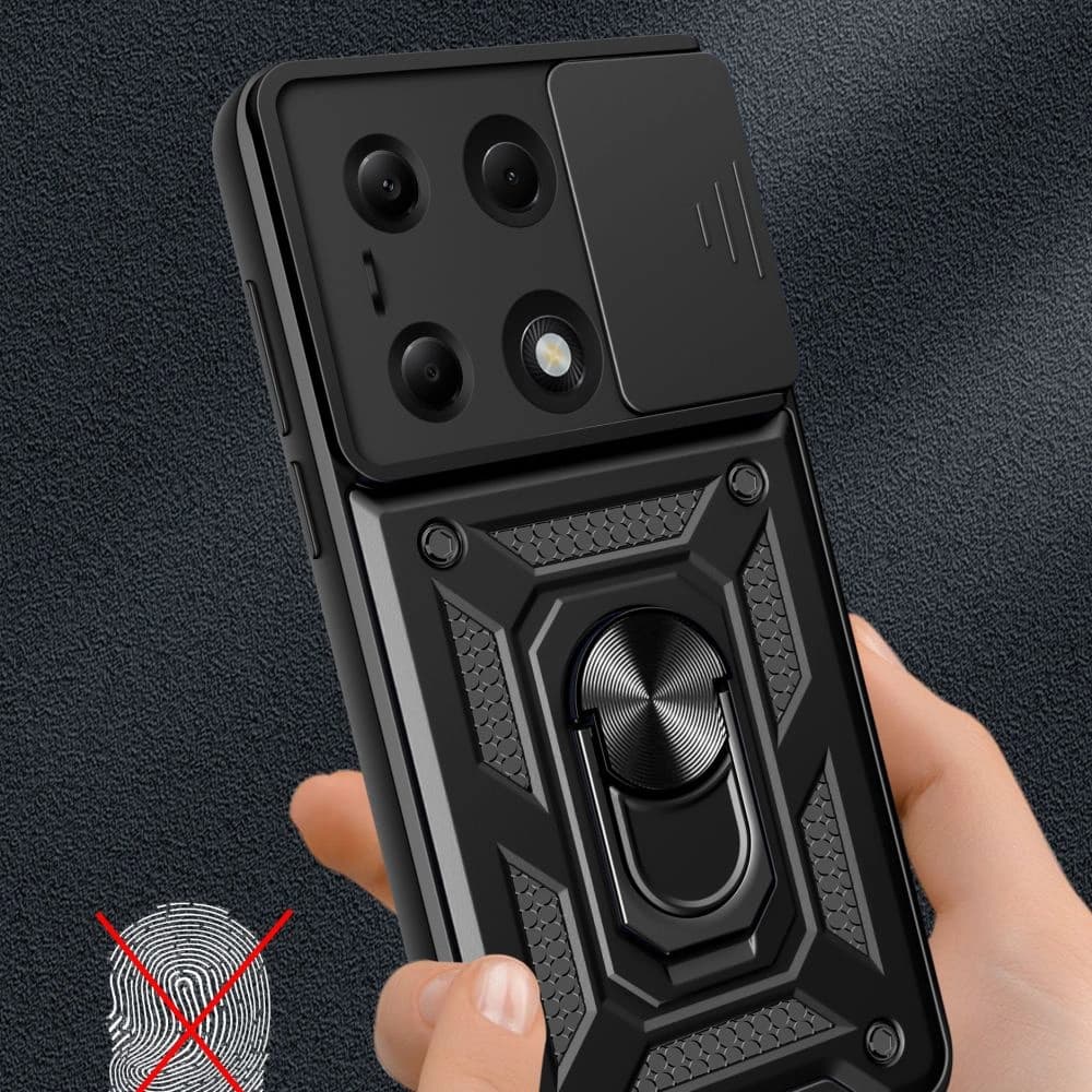 Case Tech-Protect CamShield Pro Xiaomi Redmi Note 13 Pro 4G / Poco M6 Pro 4G Schwarz - 5