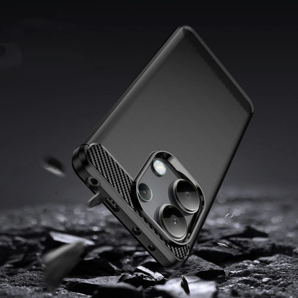 Case Tech-Protect TPUCarbon Xiaomi Redmi Note 13 4G Schwarz - 3