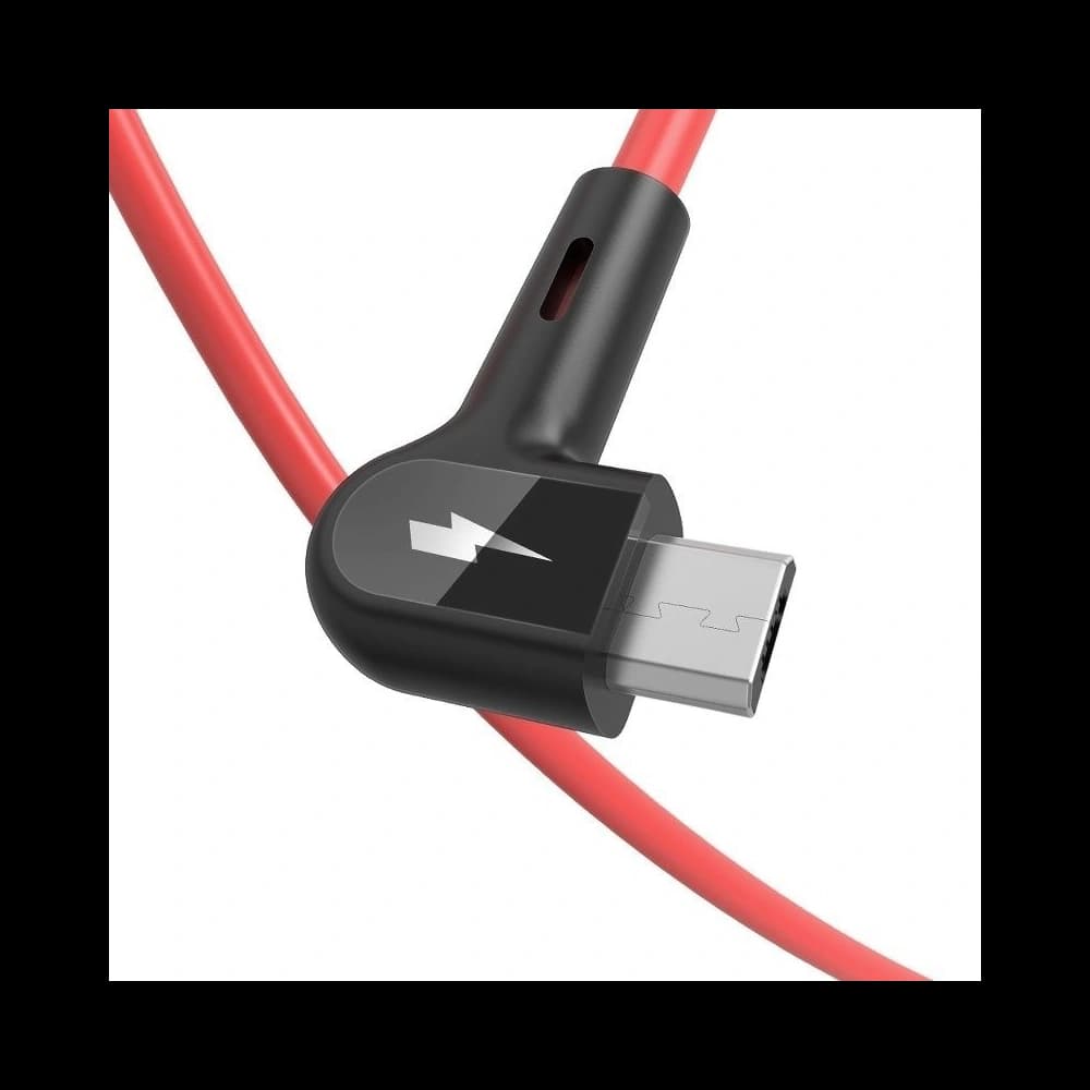 BlitzWolf Gewinkeltes Micro-USB-Kabel BW-AC2 2,4A 0,9m - 3