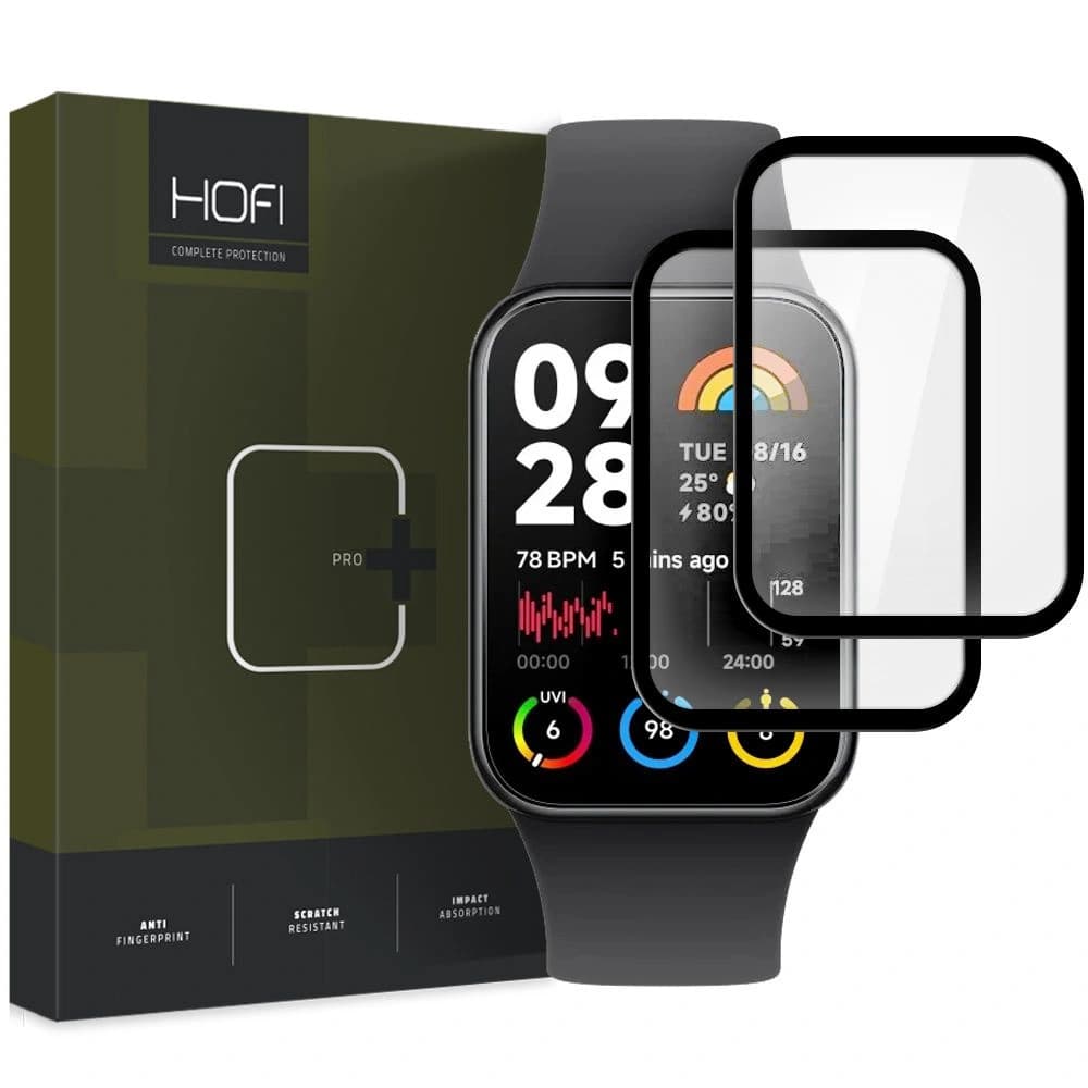 Hofi Hybrid Pro+ Xiaomi Smart Band 8 Pro Black [2 PACK] - 1