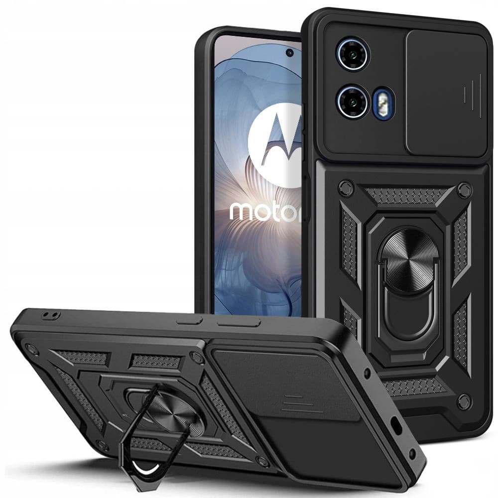Case Tech-Protect CamShield Pro Motorola Moto G24 / G24 Power / G04 Schwarz - 1