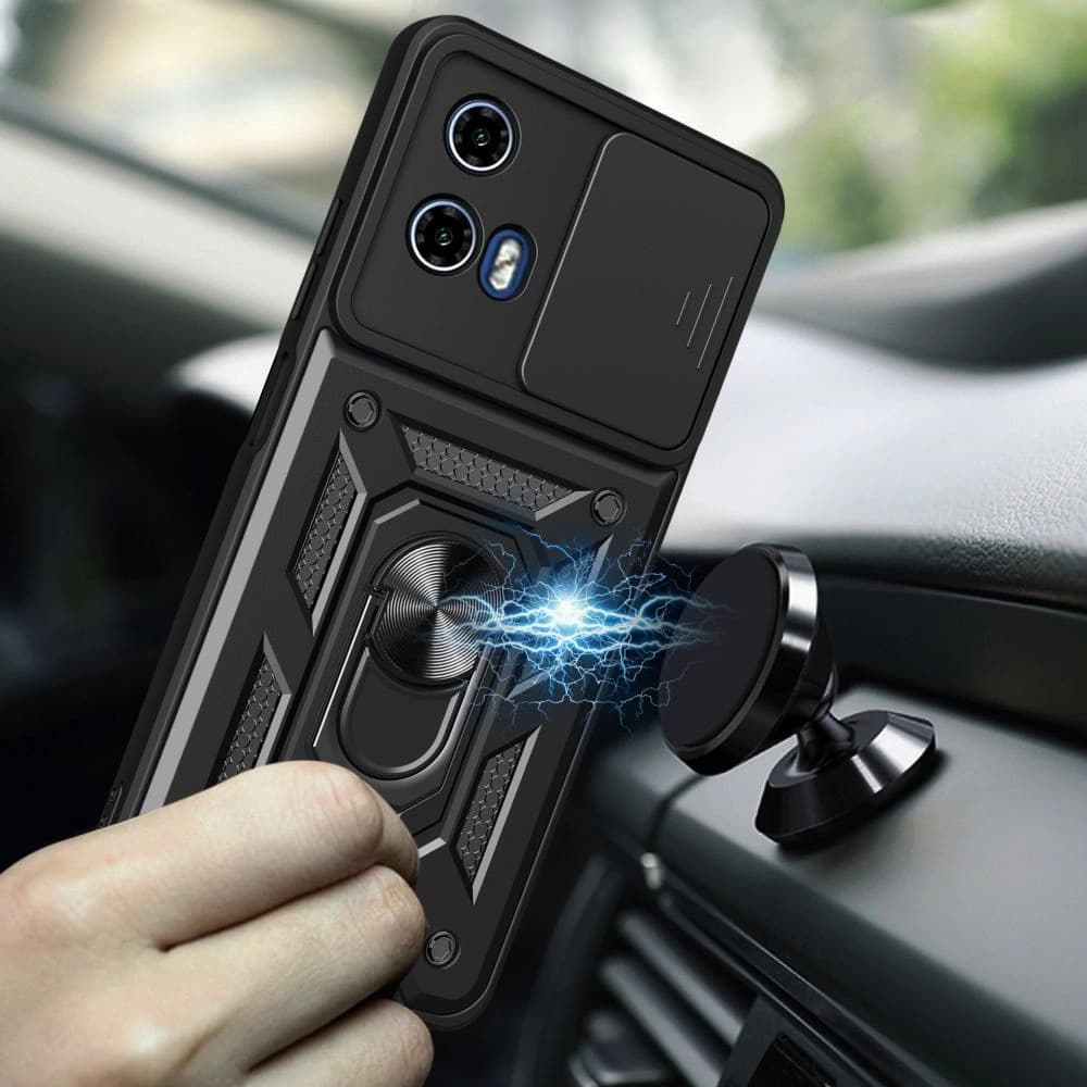 Case Tech-Protect CamShield Pro Motorola Moto G24 / G24 Power / G04 Schwarz - 4