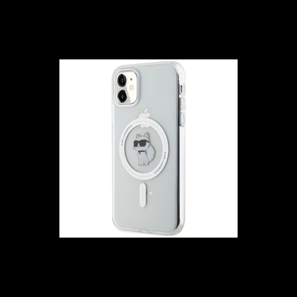 Case Karl Lagerfeld KLHMN61HFCCNOT Apple iPhone XR / 11 Hardcase IML Choupette MagSafe transparent - 2