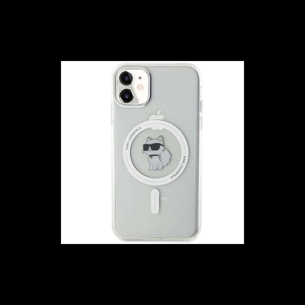 Case Karl Lagerfeld KLHMN61HFCCNOT Apple iPhone XR / 11 Hardcase IML Choupette MagSafe transparent - 3