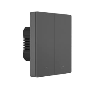 Sonoff smart switch 2-channel wall-mounted Wi-Fi black