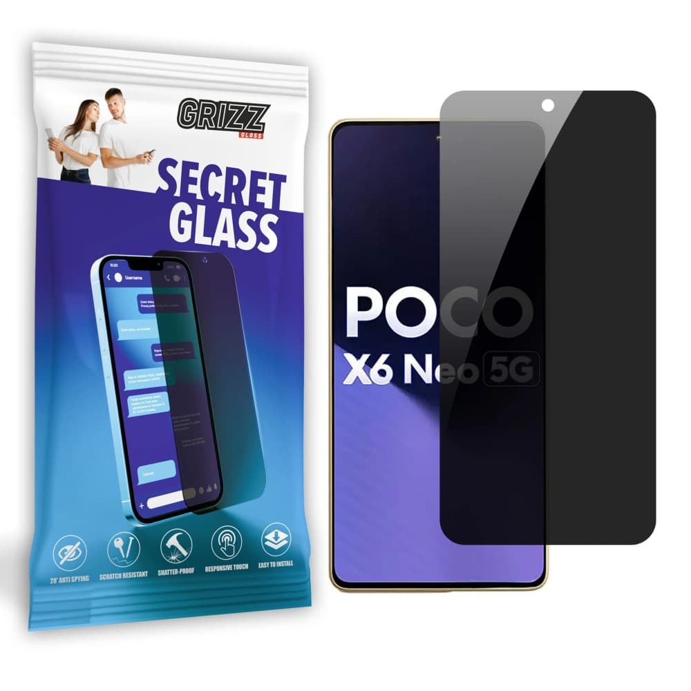 GrizzGlass Matte SecretGlass Xiaomi Poco X6 Neo - 1