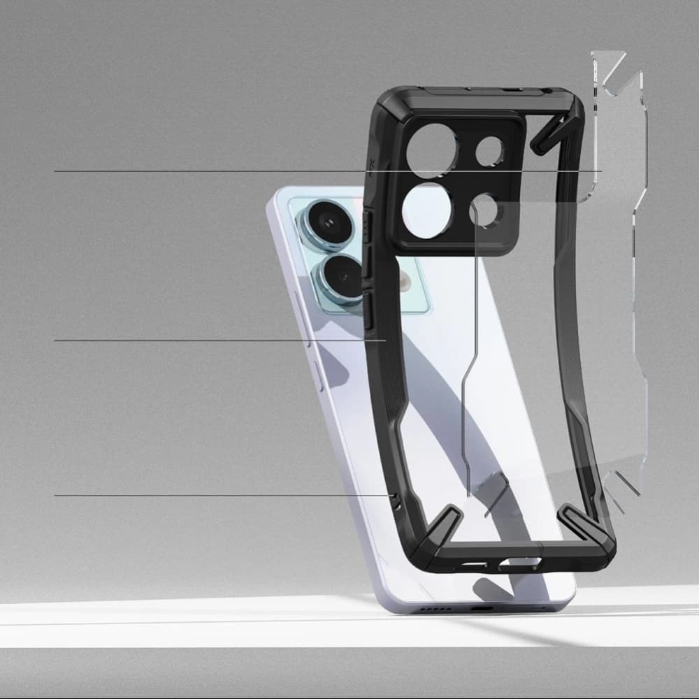 Ringke Fusion-X Xiaomi Redmi Note 13 Pro 5G / POCO X6 5G Black - 3