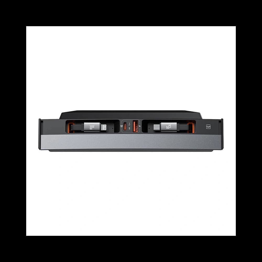 HUB Baseus T-Space mit USB-C, Lightning 45W Kabel für Tesla (schwarz) - 1