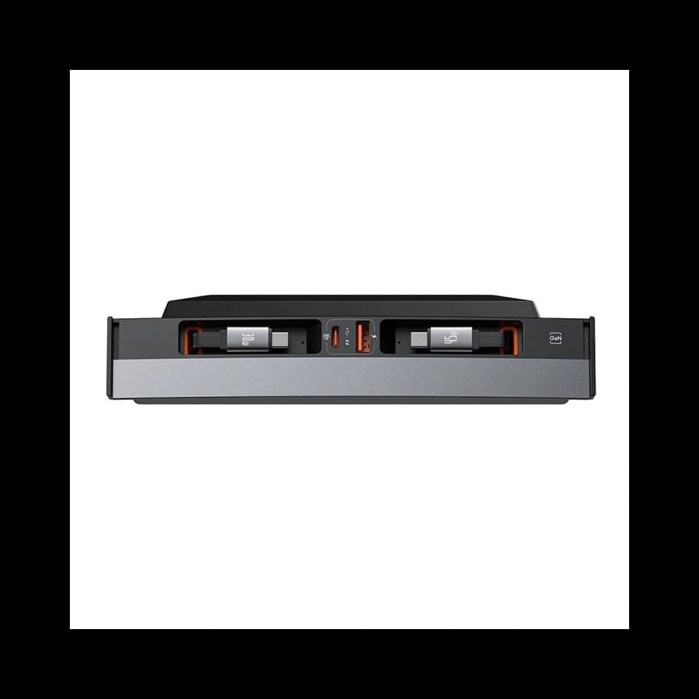 Baseus T-Space hub with USB-C, USB-C 45W cable for Tesla (black) - 1