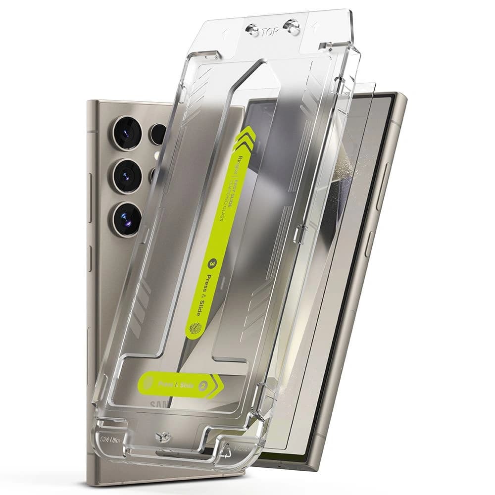 Gehärtetes Glas Ringke Easy Slide Samsung Galaxy S24 Ultra Clear [2 PACK] - 2
