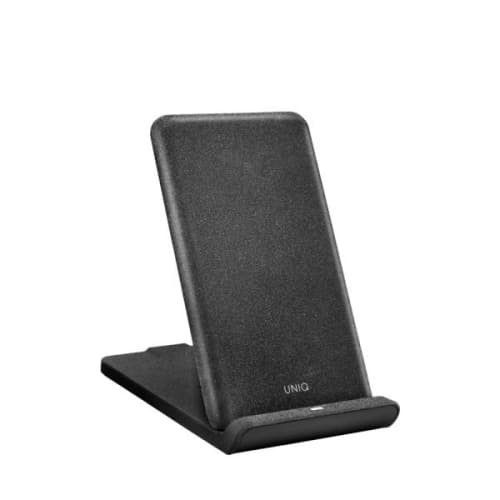 UNIQ Wireless charger Vertex Foldable 10W Fast charge charcoal grey (LITHOS Collective)