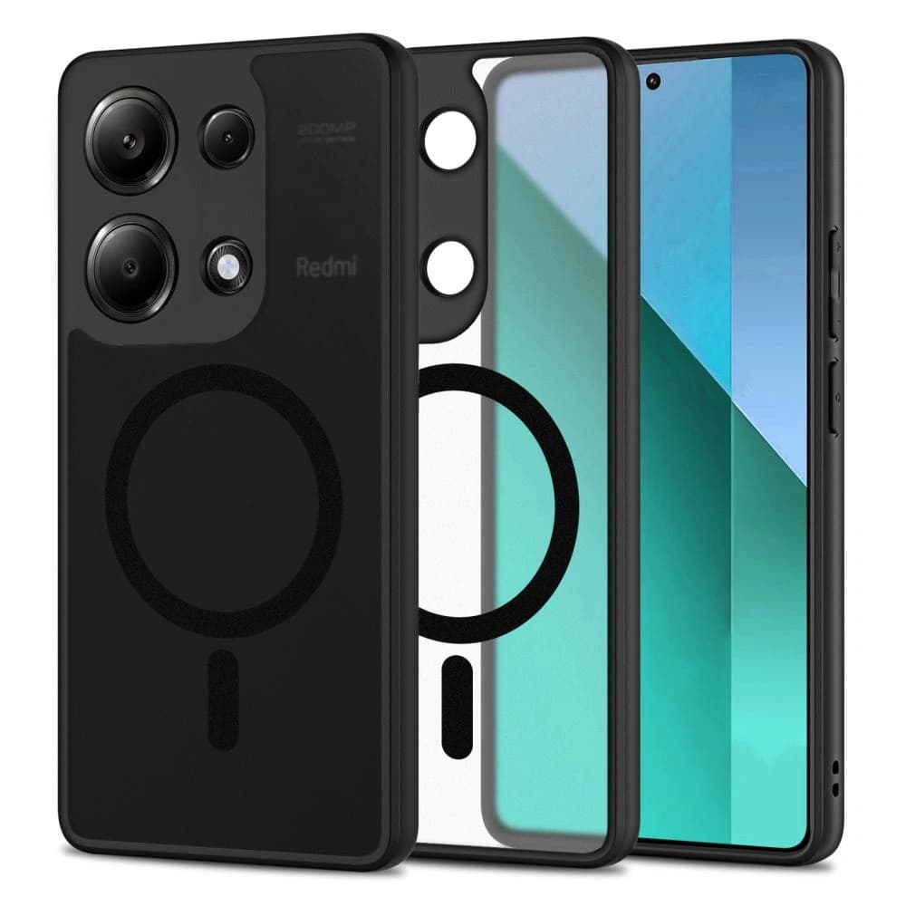 Tech-Protect MagMat MagSafe Xiaomi Redmi Note 13 4G Matte Black - 1