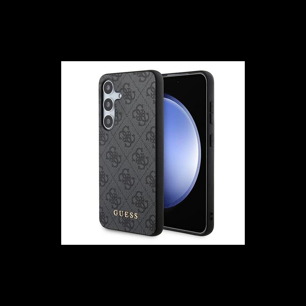 Guess GUHCS24SG4GFGR Samsung Galaxy S24 hardcase 4G Metal Gold Logo black - 1