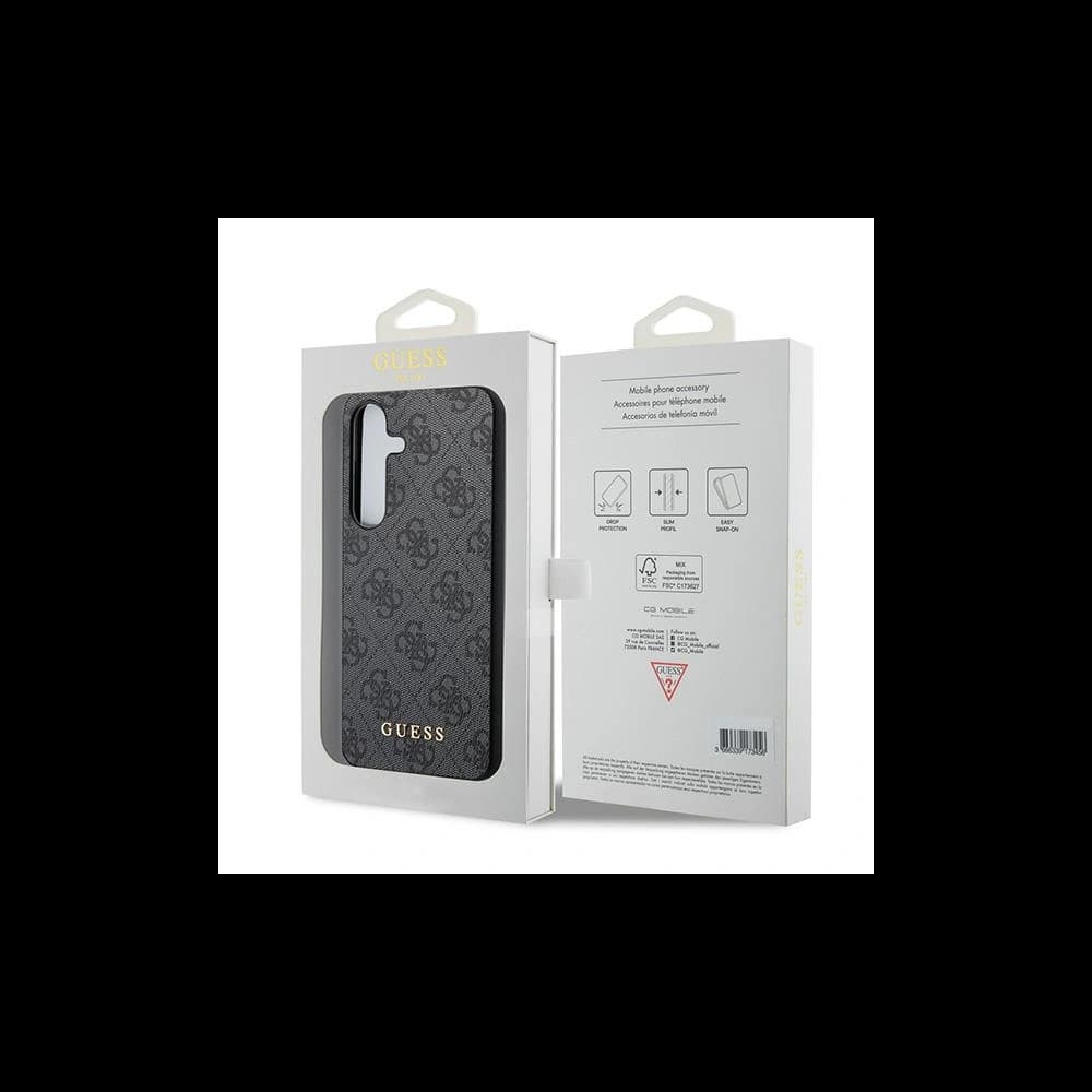 Guess GUHCS24SG4GFGR Samsung Galaxy S24 hardcase 4G Metal Gold Logo black - 8