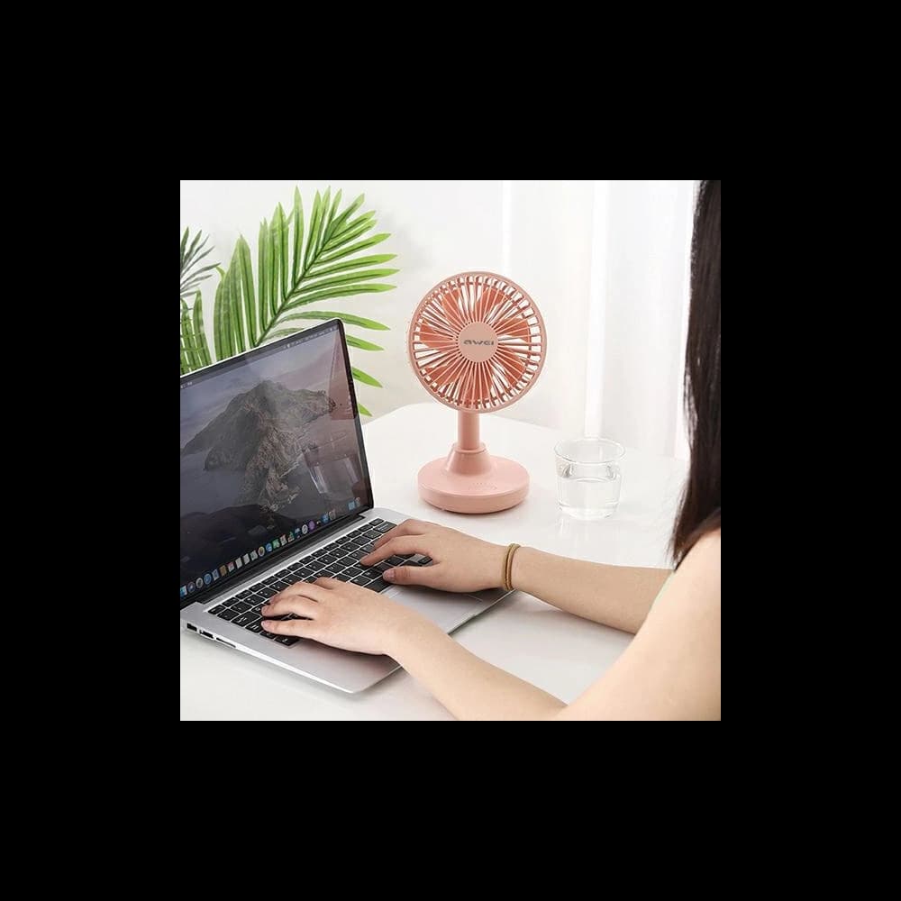 Mini Ventilator AWEI F29 schwarz - 7