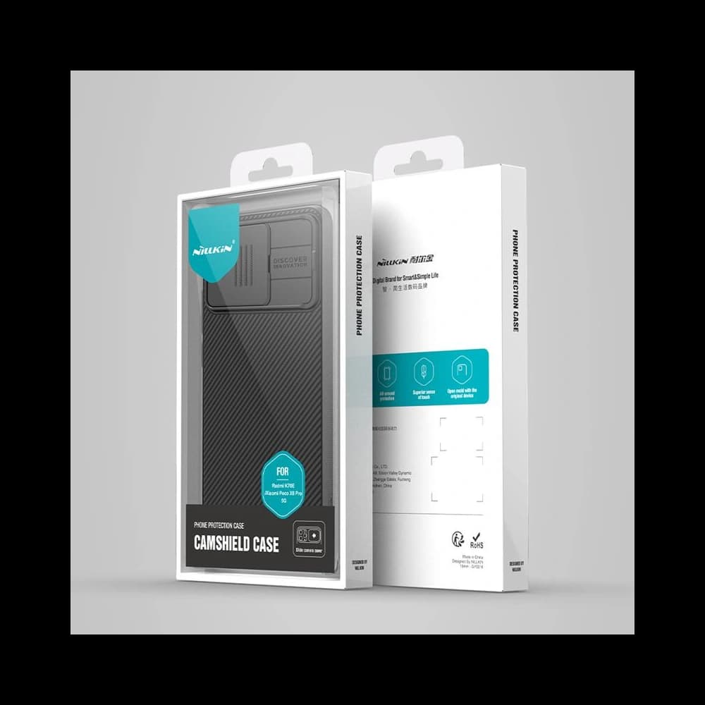 Case Nillkin Camshield Case Xiaomi Redmi Note K70E / Poco X6 Pro 5G Schwarz / Schwarz - 7