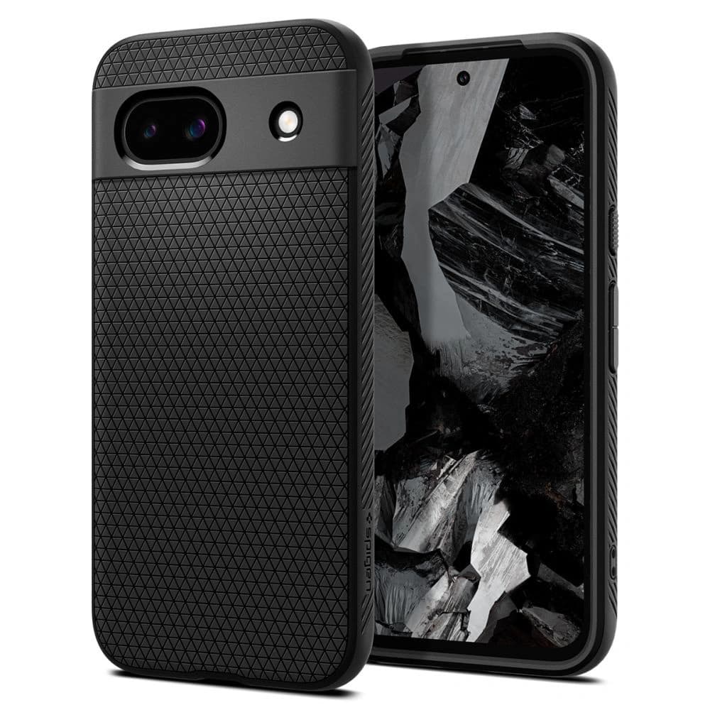 Case Spigen Liquid Air Google Pixel 8a Matt Schwarz - 1
