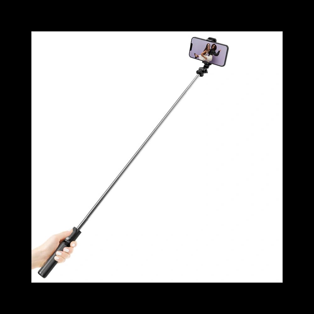 Crong SelfieGo Lite selfie stick Bluetooth tripod (black) - 2