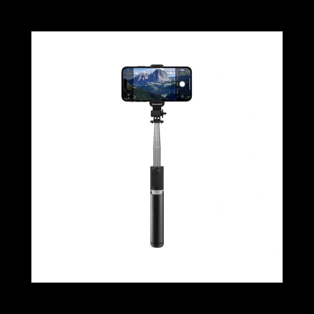 Crong SelfieGo Lite selfie stick Bluetooth tripod (black) - 5