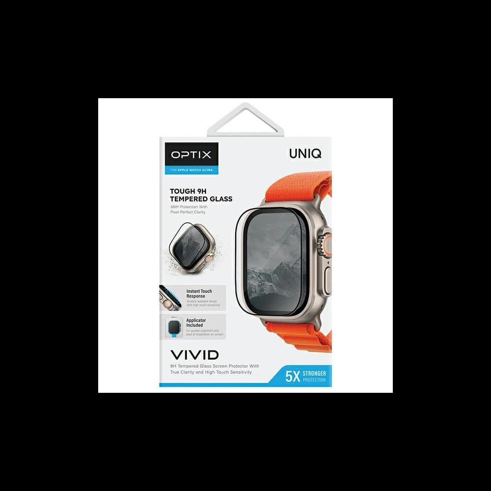 UNIQ Optix Vivid tempered glass Apple Watch Ultra 49mm clear - 8