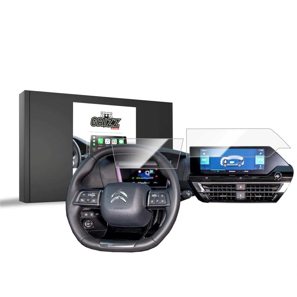 Ceramic GrizzGlass CarDisplay Protection Citroen C4 3 10" 2021-2024 [2in1] - 1