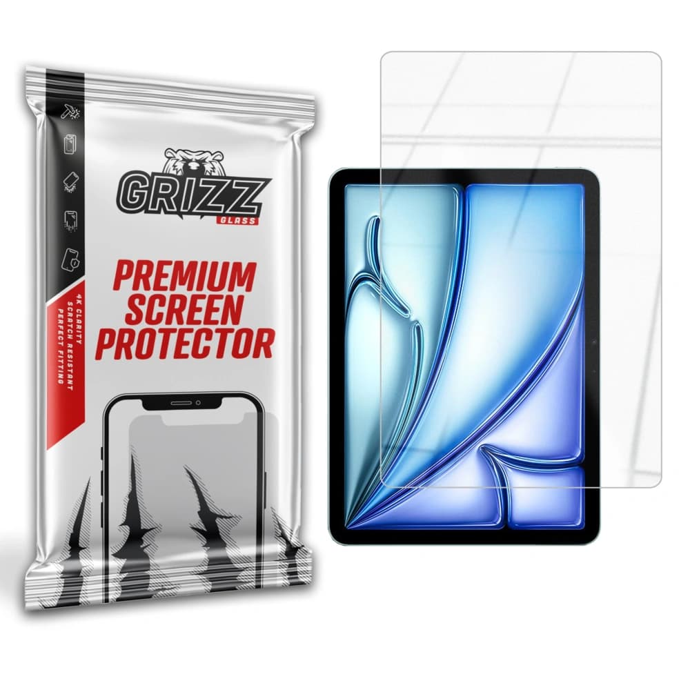 Hybriertes Glas GrizzGlass HybridGlass für Apple iPad Air 11" 2024 (6. Generation) - 1