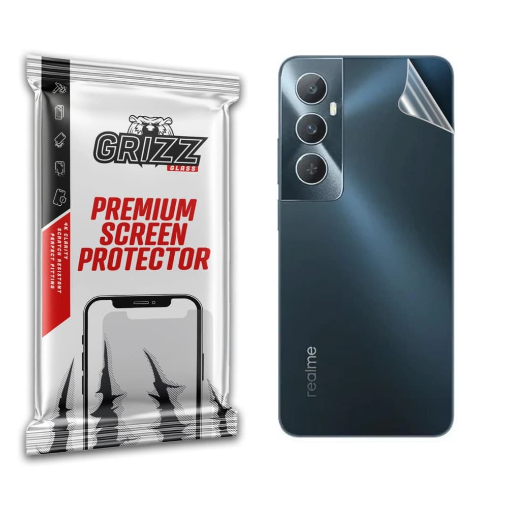 Folie für die Rückseite GrizzGlass SatinSkin für Realme C65 - 1
