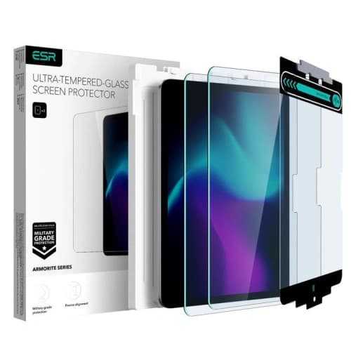 Gehärtetes Glas ESR Armorite Apple iPad Pro 11" 2024 (5. Generation) Klar [2 PACK]