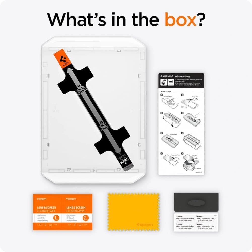 Spigen GLAS.tR ez Fit Apple iPad Pro 13" 2024 (7 gen) / 2025 (8 gen) Clear - 7