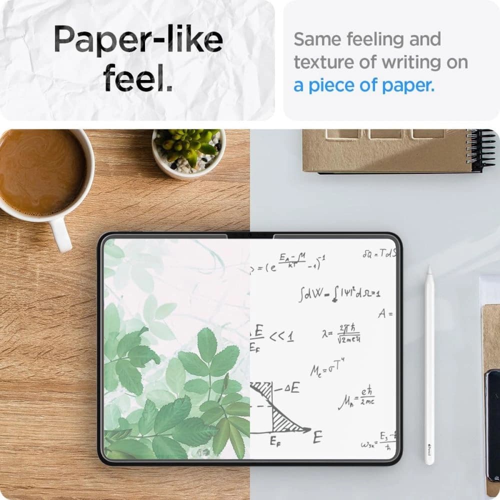 Gehärtetes Glas Spigen Paper Touch Apple iPad Pro 11" 2024 (5. Generation) Matt Klar - 7