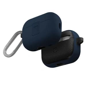 Etui UNIQ Clyde Lock Case Apple AirPods 1 / 2 niebiesko-ciemnoszary/royal blue-dark grey
