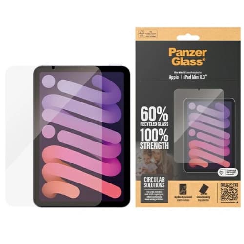 PanzerGlass Ultra-Wide Fit Apple iPad mini 8.3" 2021 (6 gen) / iPad mini 8.3" 2024 7gen Screen Protection