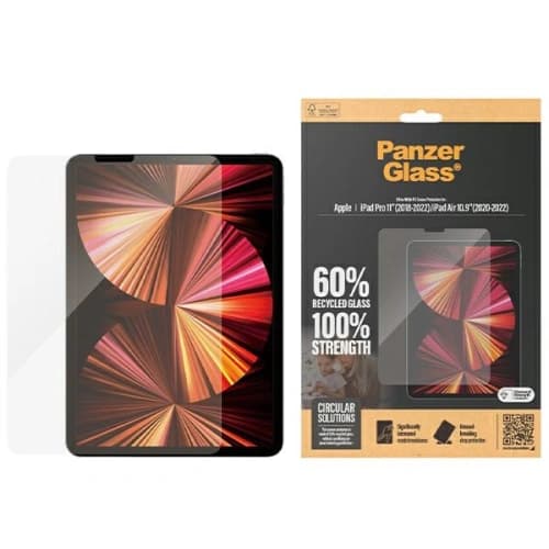 PanzerGlass Ultra-Wide Fit Apple iPad Pro 11 2018-2022 (1-4 gen) / iPad Air 10.9 2020/2022 (4, 5 gen) Screen Protection