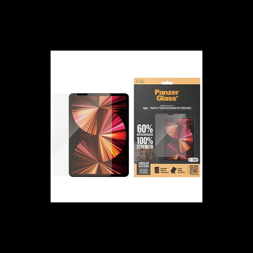 Szkło hartowane PanzerGlass Ultra-Wide Fit Apple iPad Pro 11 2018-2022 (1-4. generacji) / iPad Air 10.9 2020/2022 (4. i 5. generacji) Screen Protection - 1