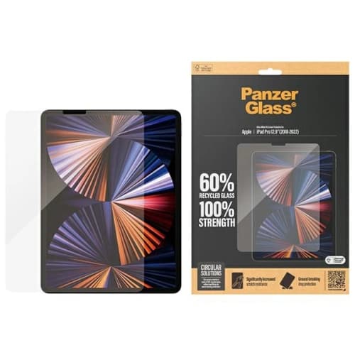PanzerGlass Ultra-Wide Fit Apple iPad Pro 12.9 2020-2022 (4, 5, 6 gen) Screen Protection